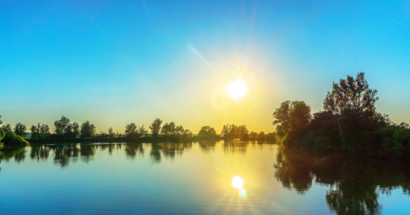 Schwimmen im Altmühlsee in Franken