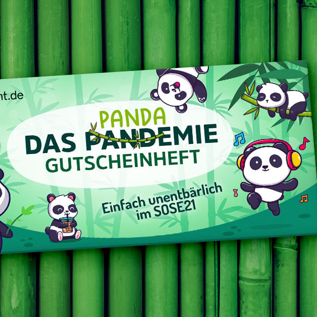 PANDAMIE Gutscheinheft: Für ein bärenstarkes SoSe 2021!