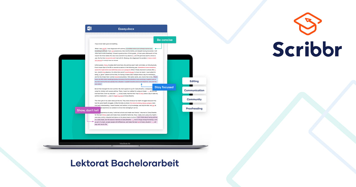 Lektorat Bachelorarbeit Von Scribbr: So Gelingt Die Perfekte Abgabe ...