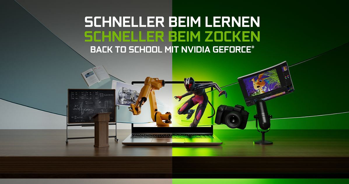 NVIDIA Back to School: Die schnellsten Laptops für Uni und Gaming