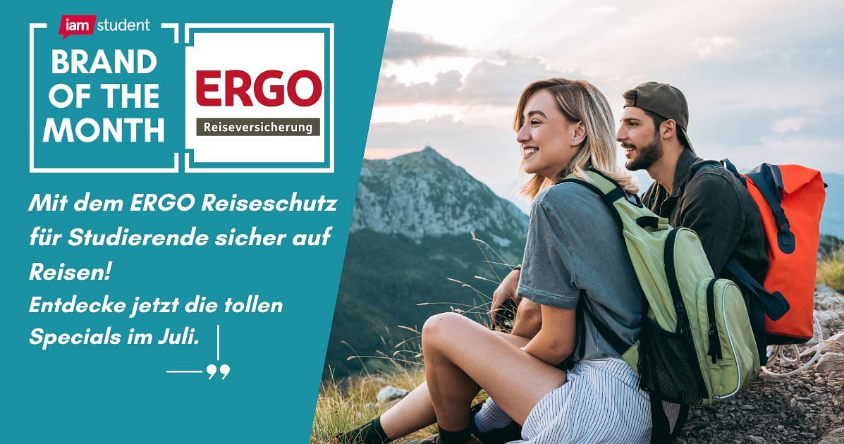 ERGO Reiseversicherung: Unsere Brand of the Month im Juli