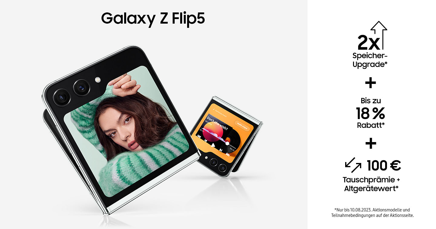 Samsung Galaxy Z Flip5 Aktion