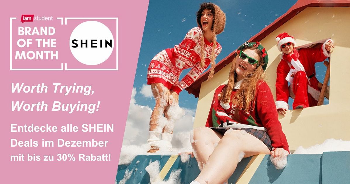 SHEIN ist Brand of the Month im Dezember: Die Weihnachtssaison wird zum Rabatte-Kracher!