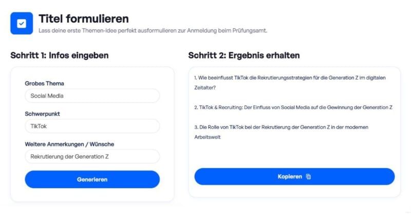 GoThesis: Praktische KI-Tools fürs Studium