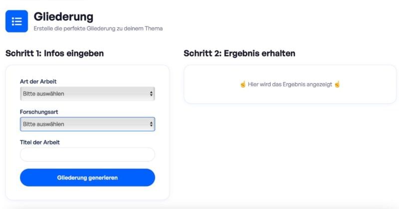 Die KI-Tools von GoThesis für deine BA-Arbeit
