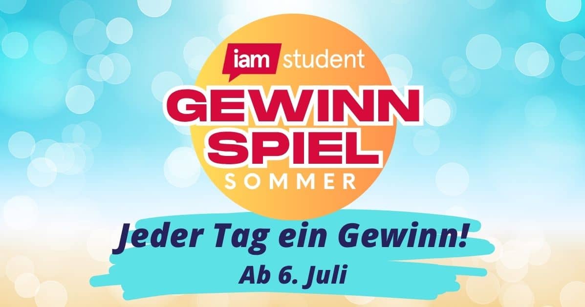 Der iamstudent Gewinnspiel-Sommer: Jeder Tag ein Gewinn!